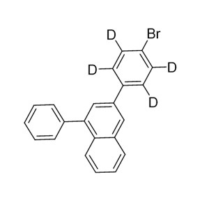 氘代-1-苯基-2-（4-溴苯基-2,3,5,6-d4）萘,3-(4-bromophenyl-2,3,5,6-d4)-1-phenylnaphthalene