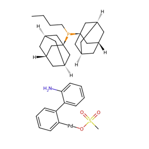 甲磺酸[正丁基二(1-金剛烷基)膦](2-氨基-1,1-聯(lián)苯-2-基)鈀(II) 1651823-59-4