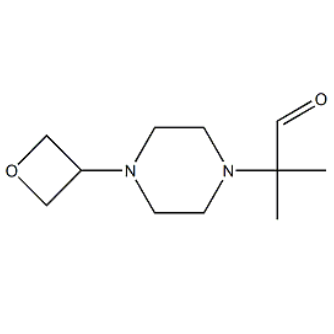 2-甲基-2-(4-氧雜環(huán)丁-3-基-哌嗪-1-基)丙醛,2-methyl-2-(4-oxetan-3-yl-piperazin-1-yl)-propionaldehyde