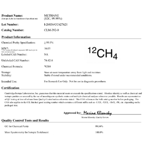 碳12甲烷   高豐度碳12甲烷 甲烷同位素,12CH4