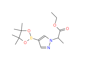 2-(4-(4,4,5,5-四甲基-1,3,2-二氧硼杂环戊烷-2-基)-1H-吡唑-1-基)丙酸乙酯,Ethyl 2-(4-(4,4,5,5-tetramethyl-1,3,2-dioxaborolan-2-yl)-1H-pyrazol-1-yl)propanoate