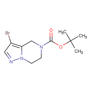 3-溴4H,5H,6H,7H-吡唑并[1,5-a]吡嗪-5-羧酸叔丁酯