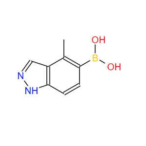 1245816-09-4?；4-甲基-1H-吲唑-5-基-5-硼酸；(4-Methyl-1H-indazol-5-yl)boronic acid