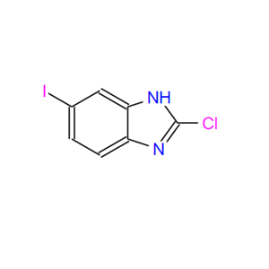 256518-97-5；2-氯-6-碘-1H-苯并咪唑；1H-BENZIMIDAZOLE, 2-CHLORO-5-IODO-