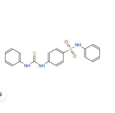 N-苯基-4-(3-苯基硫代脲基)苯磺酰胺,N-PHENYL-4-[[(PHENYLAMINO)THIOXOMETHYL]AMINO]-BENZENESULFONAMIDE
