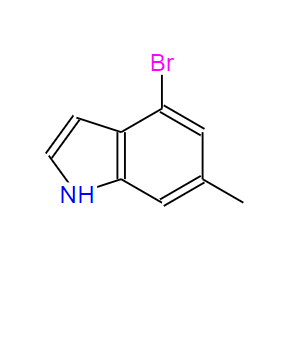 4-溴-6-甲基-1H-吲哚,4-Bromo-6-methyl-1H-indole