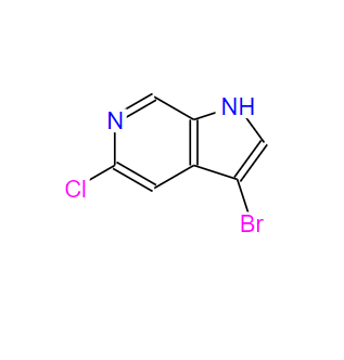 3-溴-5-氯-1H-吡咯并[2,3-c]吡啶,3-Bromo-5-chloro-1H-pyrrolo[2,3-c]pyridine