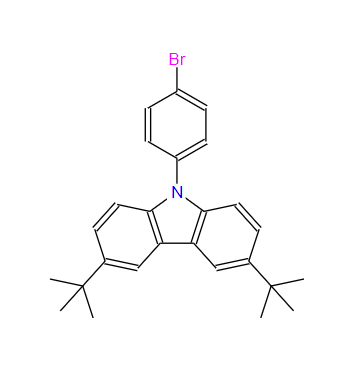 9-(4-溴苯基)-3,6-二叔丁基咔唑,(9-(4-BROMOPHENYL))-3,6-DI-TERT-BUTYL-9H-CARBAZOLE