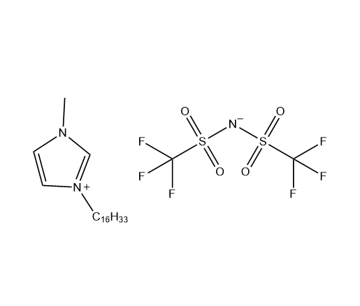 1-十六烷基-3-甲基咪唑雙（三氟甲烷磺酰）亞胺鹽,1-hexadecyl-3-methylimidazolium bis((trifluoromethyl)sulfonyl)imide