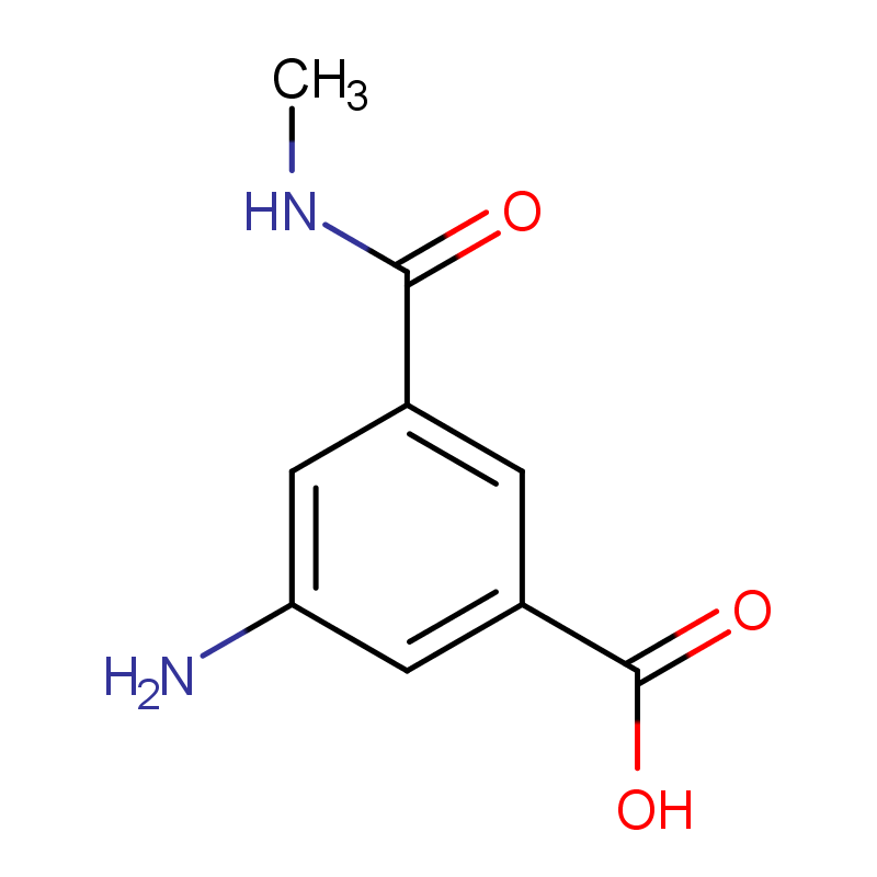3-氨基-5-羧基-N-甲基苯甲酰胺,3-Amino-5-(methylcarbamoyl)benzoic acid