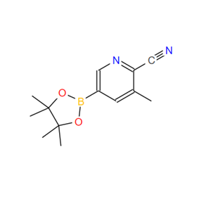 3-甲基-5-(4,4,5,5-四甲基-1,3,2-二氧硼戊环-2-基)-2-氰基吡啶,2-Cyano-3-methylpyridine-5-boronic acid,pinacol ester