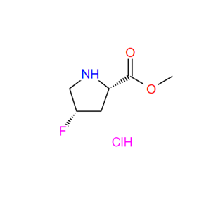 58281-79-1；(4S)-4-氟-L-脯氨酸甲酯盐酸盐；(2S,4S)-4-FLUORO-2-METHOXYCARBONYL-PYRROLIDINE HCL