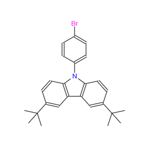 9-(4-溴苯基)-3,6-二叔丁基咔唑,(9-(4-BROMOPHENYL))-3,6-DI-TERT-BUTYL-9H-CARBAZOLE