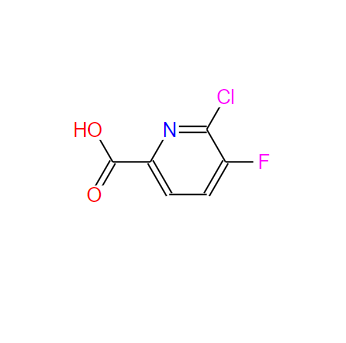 2-氯-3-氟吡啶-6-甲酸,2-chloro-3-fluoropyridine-6-carboxylicacid