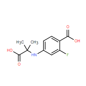 4-((2-羧基丙烷-2-基)氨基)-2-氟苯甲酸