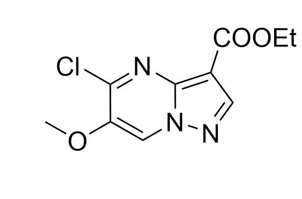 5-氯-6-甲氧基吡唑并[1,5-a]嘧啶-3-羧酸乙酯,ethyl 5-chloro-6-methoxypyrazolo[1,5-a]pyrimidine-3-carboxylate