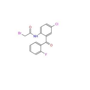 2-溴乙酰氨基-5-氯-2'-氟二苯甲酮