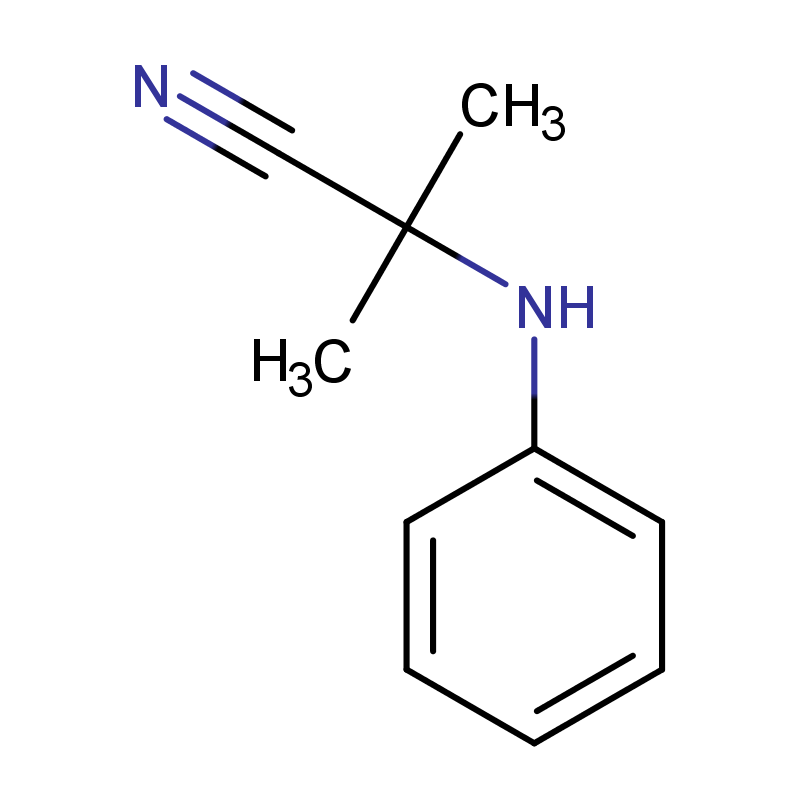 2-甲基-2-苯基氨基-丙腈,Propanenitrile,2-methyl-2-(phenylamino)-