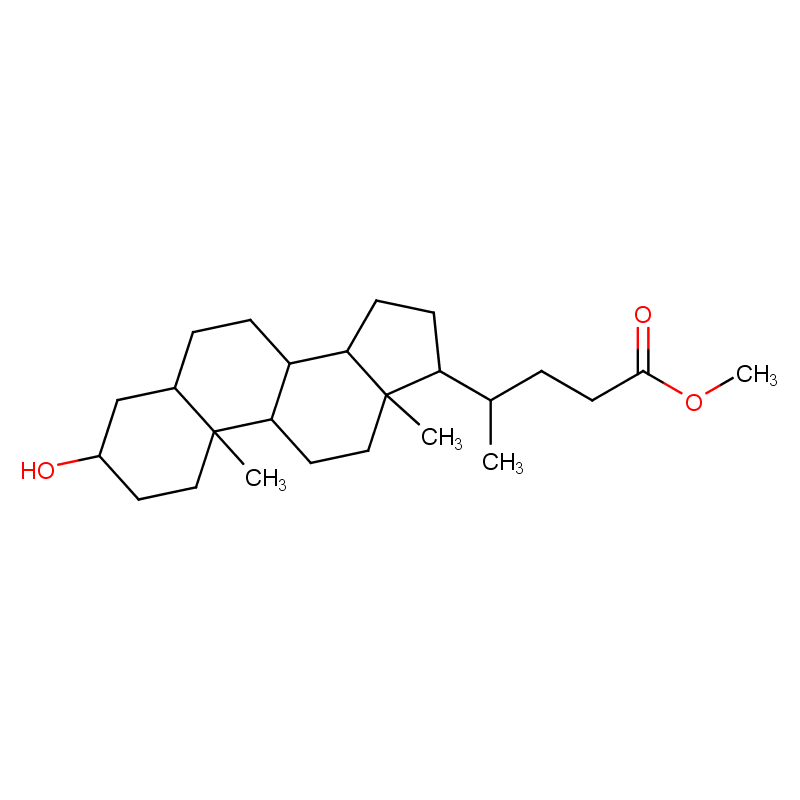 3-Alpha-羥基-5-beta-24-膽烷酸甲酯,Methyl lithocholate