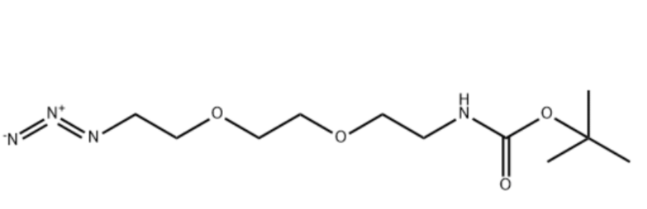 疊氮-三聚乙二醇-叔丁氧羰基,tert-butyl (2-(2-(2-azidoethoxy)ethoxy)ethyl)carbamate