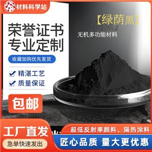 铋基硫化物绿茵黑超黑材料,Bismuth-based sulphide green black ultra-black material