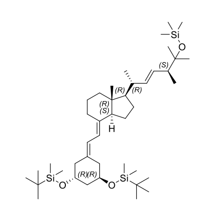 帕立骨化醇雜質(zhì)E,(((1R,3R)-5-((E)-2-((1R,3aS,7aR)-1-((2R,5S,E)-5,6-dimethyl-6-((trimethylsilyl)oxy)hept-3-en-2-yl)-7a-methylhexahydro-1H-inden4(2H)-ylidene)ethylidene)cyclohexane-1,3-diyl)bis(oxy))bis(tertbutyldimethylsilane)