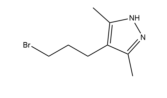 4-(3-溴丙基)-3,5-二甲基1H吡唑,4-(3-Bromopropyl)-3,5-dimethyl-1H-pyrazole