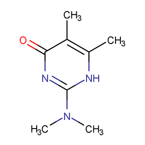 2-二甲胺基-4-羥基-5,6-二甲基嘧啶