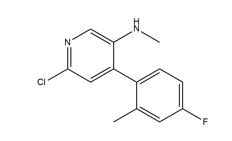 2-氯-4-(4-氟-2-甲基苯基)-5-(甲基氨基)吡啶,2-Chloro-4-(4-fluoro-2-methylphenyl)-5-(methylamino)pyridine