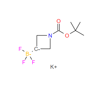 N-叔丁基酰基氮雜丁烷三氟硼酸鉀,potassium (1-tert-butoxycarbonylazetidin-3-yl)-trifluoro-boranuide