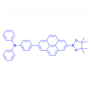 N,N-diphenyl-4-(7-(4,4,5,5-tetramethyl-1,3,2-dioxaborolan-2-yl)pyren-2-yl)aniline,N,N-diphenyl-4-(7-(4,4,5,5-tetramethyl-1,3,2-dioxaborolan-2-yl)pyren-2-yl)aniline