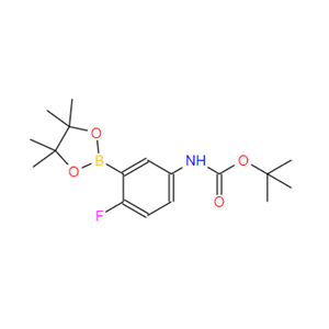 1449135-41-4；N-(4-氟-3-(四甲基-1,3,2-二氧雜硼烷-2-基)苯基)氨基甲酸叔丁酯；