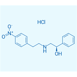 (R)-2-((4-硝基苯基乙基)氨基)-1-苯基乙醇鹽酸鹽,(1R)-2-[2-(4-nitrophenyl)ethylamino]-1-phenylethanol,hydrochloride