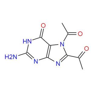 二乙酰鳥嘌呤,N(2),9-Diacetylguanine