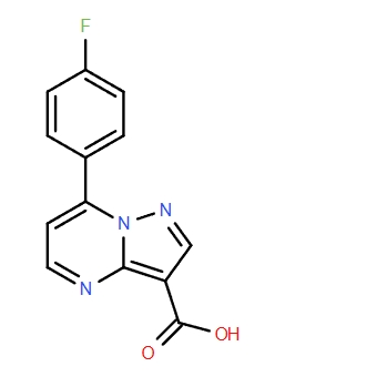 7-(4-氟-苯基)-吡唑并[1,5-A]嘧啶-3-羧酸,AKOS B018815