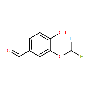 3-二氟甲氧基-4-羥基苯甲醛,3-(Difluoromethoxy)-4-hydroxybenzaldehyde