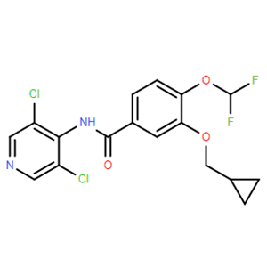 3-(環(huán)丙基甲氧基)-N-(3,5-二氯吡啶-4-基)-4-(二氟甲氧基)苯甲酰胺