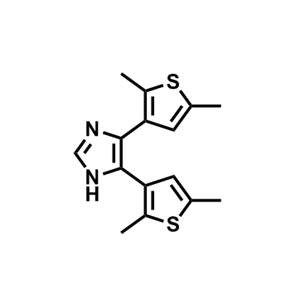 4,5-bis(2,5-dimethyl-3-thienyl)-1H-imidazole  1258875-31-8