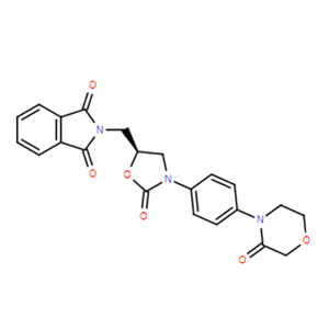 2-[[(5S)-2-氧代-3-[4-(3-氧代-4-吗啉基)苯基]-5-噁唑烷基]甲基]-1H-异吲哚-1,3(2H)-二酮