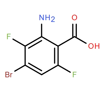 2-氨基-4-溴-3,6-二氟苯甲酸,Benzoic acid, 2-amino-4-bromo-3,6-difluoro-