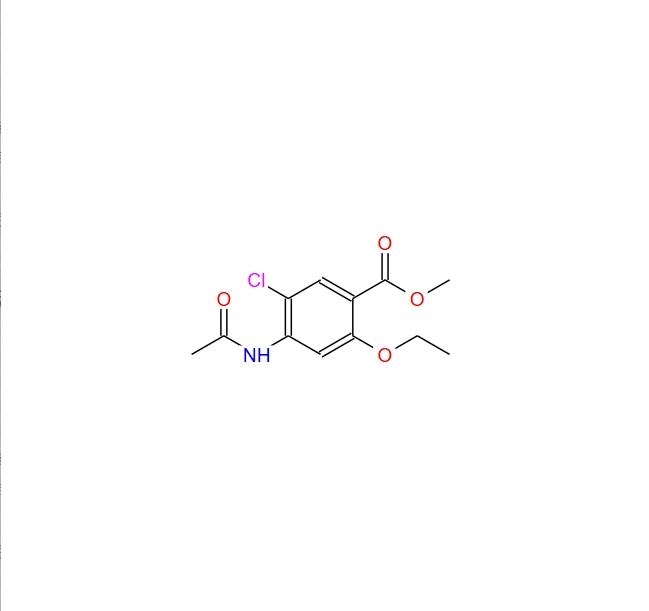 4-乙酰氨基-5-氯-2-乙氧基苯甲酸甲酯,Methyl 4-acetylamino-5-chloro-2-ethoxy-benzoate