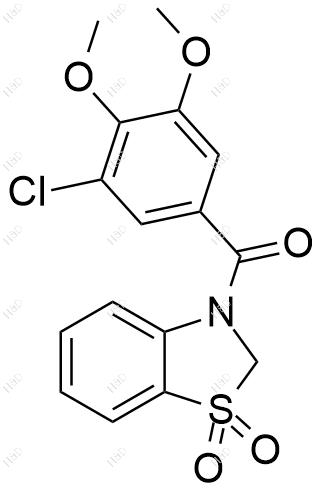 多替諾德雜質(zhì)64,(3-chloro-4,5-dimethoxyphenyl)(1,1-dioxidobenzo[d]thiazol-3(2H)-yl)methanone