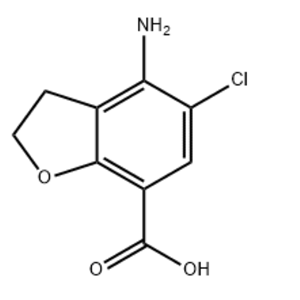 4-氨基-5-氯-2,3-二氫苯并呋喃-7-羧酸,4-amino-5-chloro-2,3-dihydrobenzofuran-7-carboxylic acid