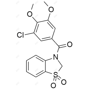 多替諾德雜質(zhì)64,(3-chloro-4,5-dimethoxyphenyl)(1,1-dioxidobenzo[d]thiazol-3(2H)-yl)methanone