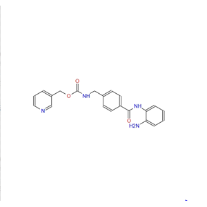 4-((2-氨基苯基)氨甲酰)芐基氨基甲酸3-吡啶基甲基酯,N-(2-aminophenyl)-4-[N-(pyridin-3-yl)methoxycarbonylaminomethyl]benzamide