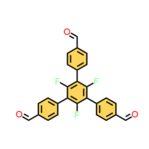 2',4',6'-三氟-5'-(4-甲酰基苯基)-[1,1':3',1''-三联苯]-4,4''-二甲醛 2088007-05-8