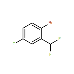 1-溴-2-(二氟甲基)-4-氟苯,1-Bromo-2-(difluoromethyl)-4-fluorobenzene