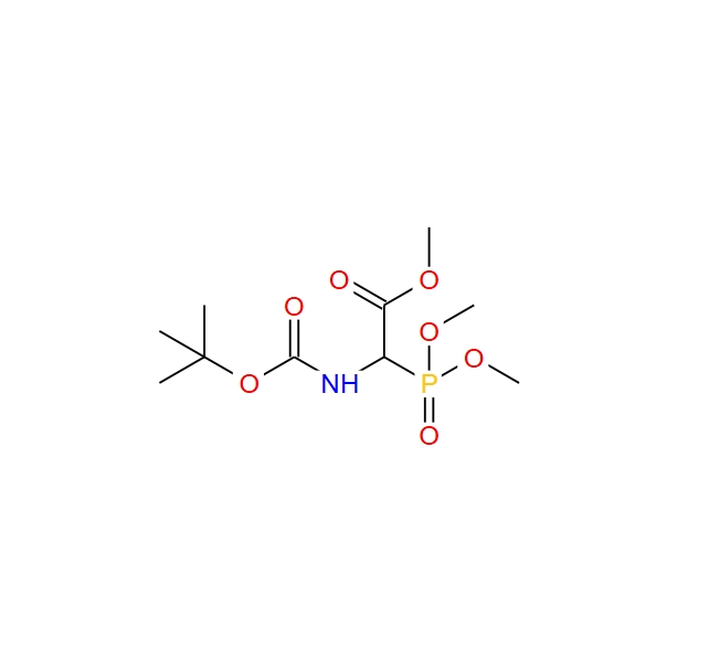 (±)-Boc-α-膦?；拾彼崛柞?Methyl n-boc-2-(dimethylphosphono)glycinate