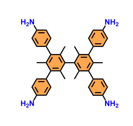 3,3',5,5'-四(4-氨基苯基)-2,2',4,4',6,6'-六甲基聯(lián)苯,5',5''-bis(4-aminophenyl)-2',2'',4',4'',6',6''-hexamethyl-[1,1':3',1'':3'',1'''-quaterphenyl]-4,4'''-diamine