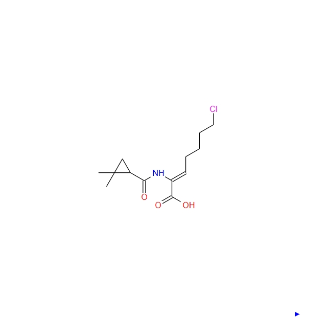 (Z)-(S)-7-氯-2-(2,2-二甲环丙甲酰胺基)-2-庚烯酸,(Z)-(S)-7-Chloro-2-(2,2-diMethyl-cyclopropanecarboxaMido)-2-heptenoic acid